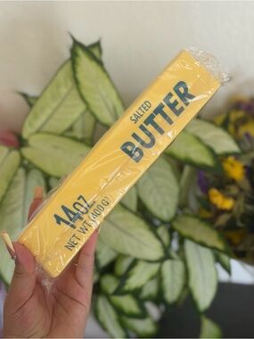 Xl size Salted Butter Stick Squishy - Yellow